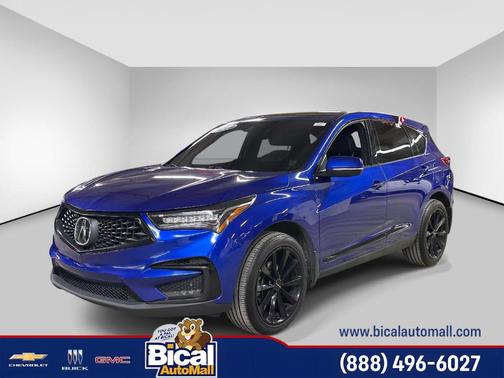 Blue 2021 Acura RDX A-Spec