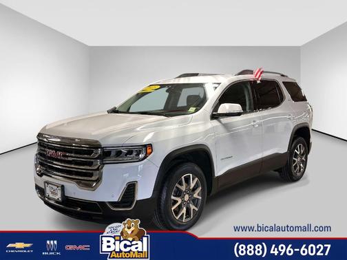 Summit White 2023 GMC Acadia SLE