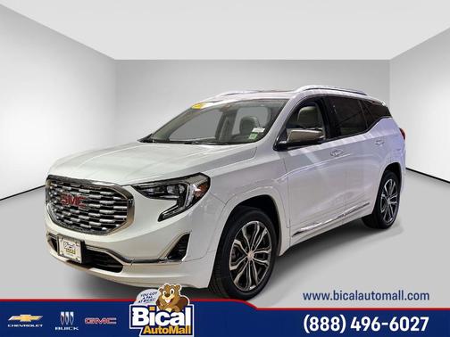 Summit White 2018 GMC Terrain Denali