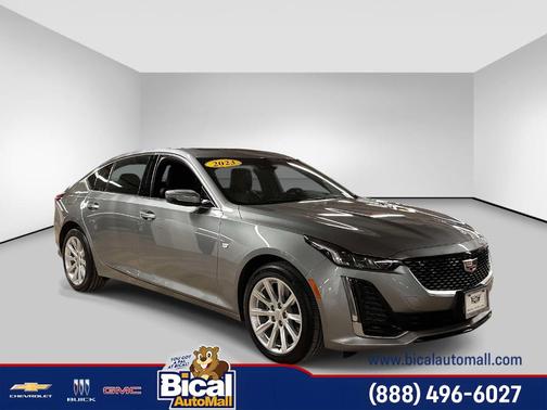 Silver Metallic 2023 Cadillac CT5 Luxury AWD
