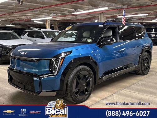 Ocean Blue 2024 Kia EV9 GT-Line