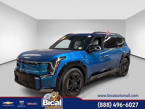 Ocean Blue 2024 Kia EV9 GT-Line