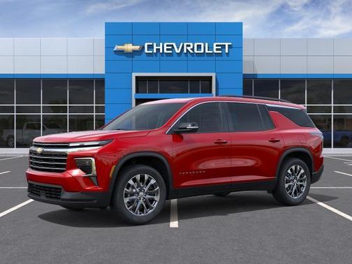 Radiant Red 2026 Chevrolet Traverse LT
