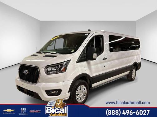 Oxford White 2023 Ford Transit-350 XLT