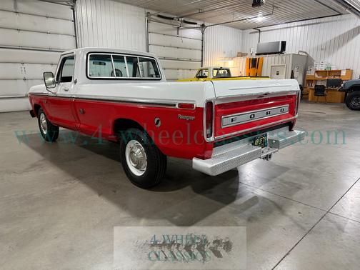 Red & White 1976 Ford F-250 Base