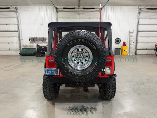 Red 1980 Jeep CJ-7 Base