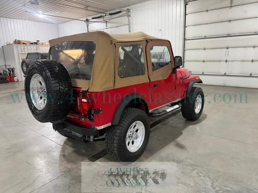 Red 1981 Jeep CJ-7 Base