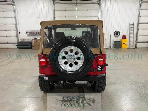 Red 1981 Jeep CJ-7 Base
