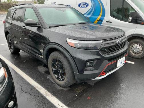 AGATE BLACK METALLIC 2022 Ford Explorer Timberline