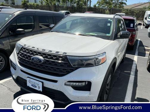 STAR WHITE MET TRI-COAT 2022 Ford Explorer XLT