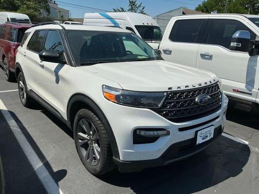 STAR WHITE MET TRI-COAT 2022 Ford Explorer XLT