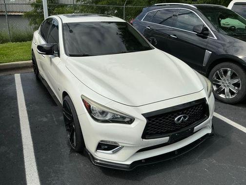 Majestic White 2018 INFINITI Q50 3.0t LUXE