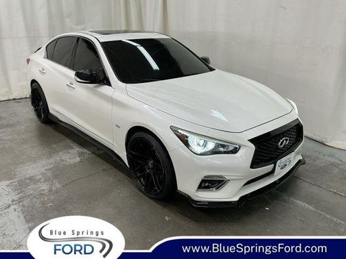 Majestic White 2018 INFINITI Q50 3.0t LUXE