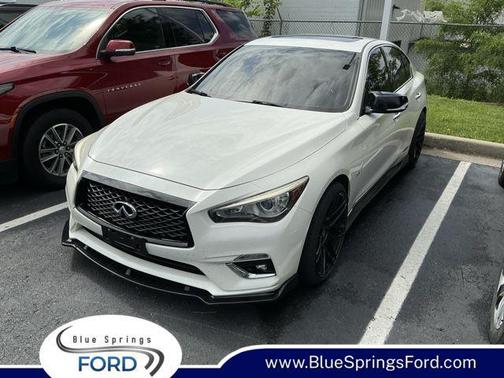 Majestic White 2018 INFINITI Q50 3.0t LUXE