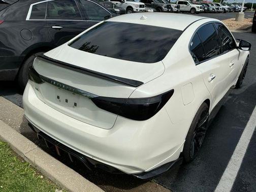 Majestic White 2018 INFINITI Q50 3.0t LUXE