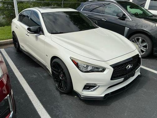 Majestic White 2018 INFINITI Q50 3.0t LUXE
