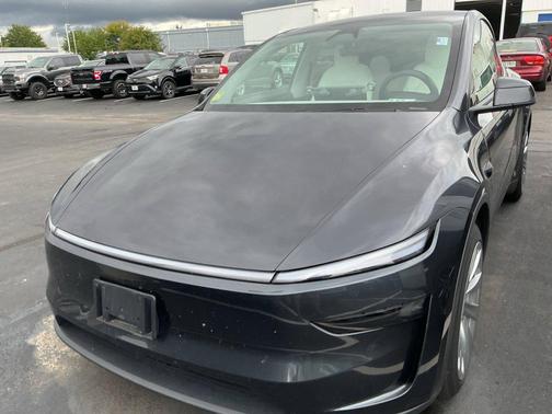 Pearl White Multi-Coat 2026 Tesla Model Y Long Range Launch Series