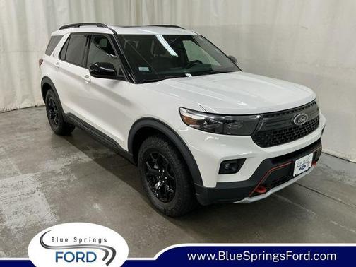 Star White Metallic Tri-Coat 2023 Ford Explorer Timberline