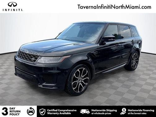Black 2022 Land Rover Range Rover Sport HSE Silver Edition