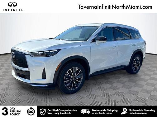 Radiant White 2027 INFINITI QX60 LUXE FWD