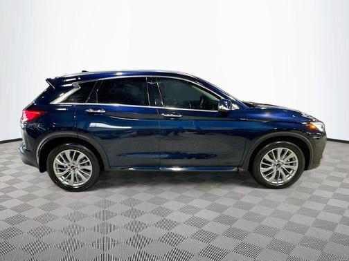 Hermosa Blue 2023 INFINITI QX50 LUXE