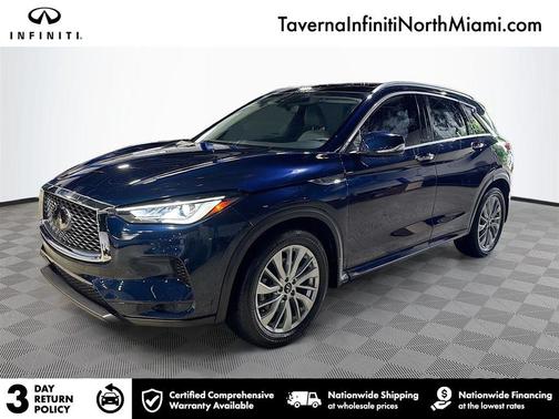 Hermosa Blue 2023 INFINITI QX50 LUXE