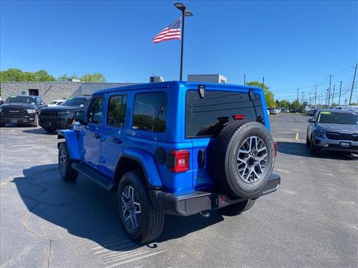 Hydro Blue Pearlcoat 2025 Jeep Wrangler Sahara