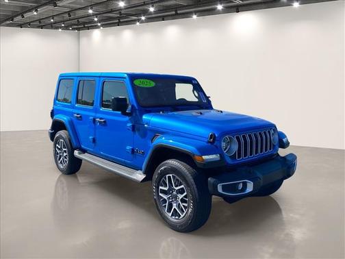 Hydro Blue Pearlcoat 2025 Jeep Wrangler Sahara