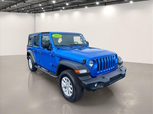 Hydro Blue Pearlcoat 2023 Jeep Wrangler Sport