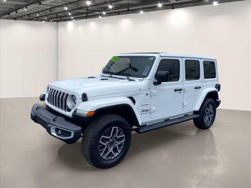Bright White Clearcoat 2024 Jeep Wrangler Sahara