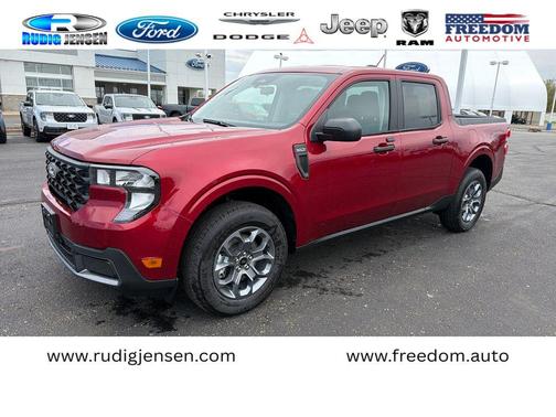 Red 2026 Ford Maverick XLT