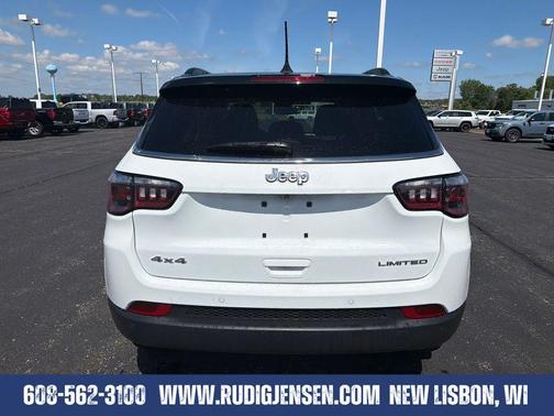 Bright White Clearcoat 2025 Jeep Compass Limited