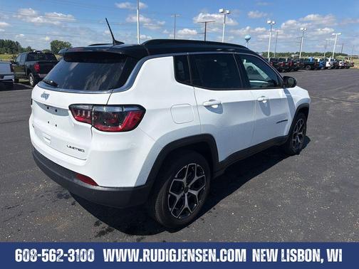 Bright White Clearcoat 2025 Jeep Compass Limited