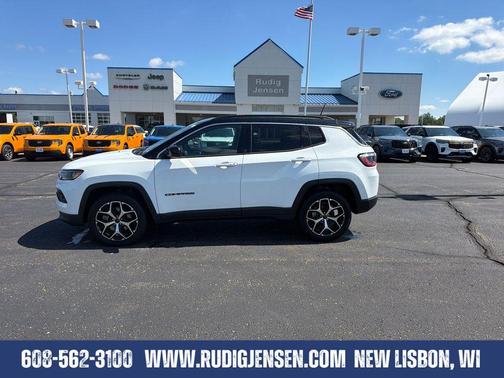 Bright White Clearcoat 2025 Jeep Compass Limited