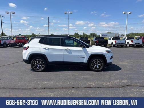 Bright White Clearcoat 2025 Jeep Compass Limited