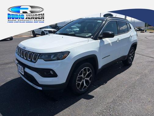 Bright White Clearcoat 2025 Jeep Compass Limited