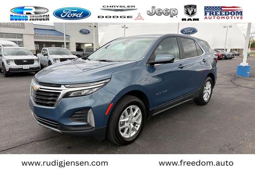 Lakeshore Blue Metallic 2024 Chevrolet Equinox LT