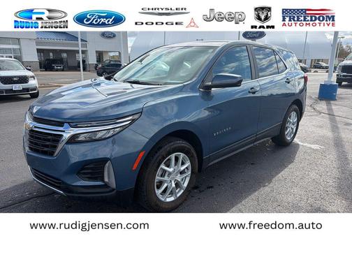 Lakeshore Blue Metallic 2024 Chevrolet Equinox LT