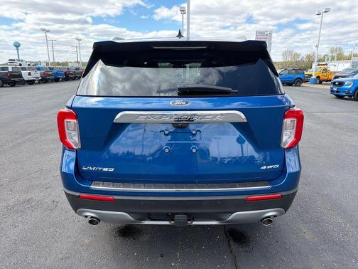 Blue Metallic 2023 Ford Explorer Limited