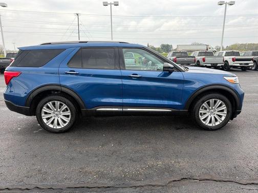 Atlas Blue Metallic 2023 Ford Explorer Limited