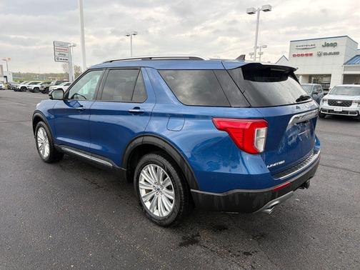 Atlas Blue Metallic 2023 Ford Explorer Limited