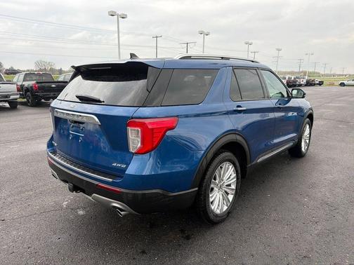 Atlas Blue Metallic 2023 Ford Explorer Limited
