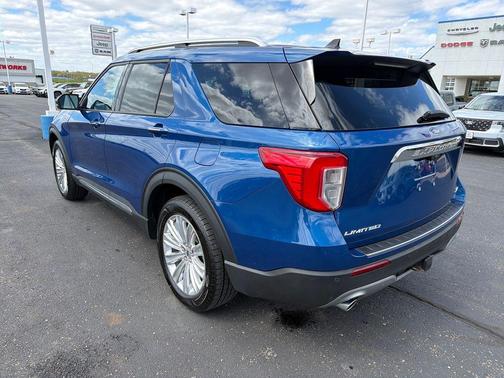 Blue Metallic 2023 Ford Explorer Limited
