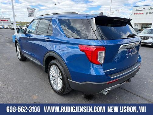 Blue Metallic 2023 Ford Explorer Limited