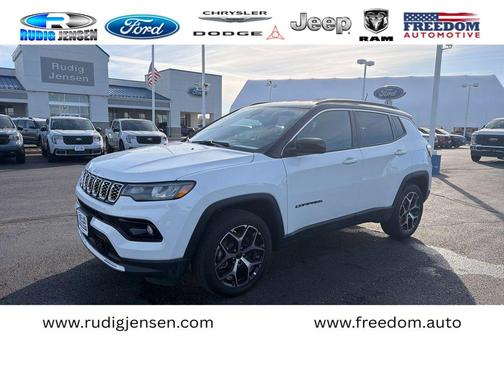 Bright White Clearcoat 2025 Jeep Compass Limited