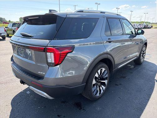 Gray Metallic 2026 Ford Explorer Platinum