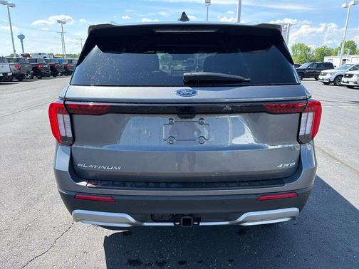 Gray Metallic 2026 Ford Explorer Platinum