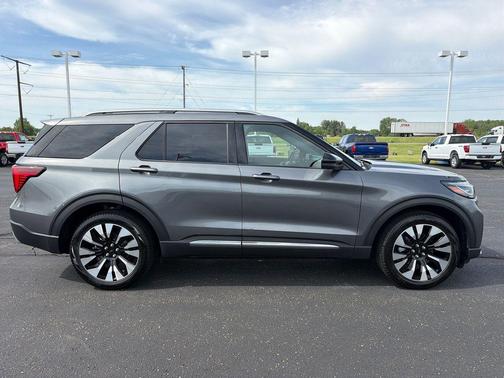 Gray Metallic 2026 Ford Explorer Platinum