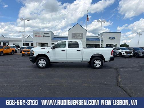 Bright White Clearcoat 2024 RAM 3500 Tradesman