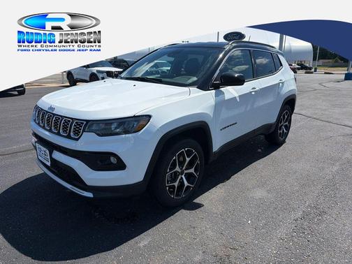 Bright White Clearcoat 2025 Jeep Compass Limited